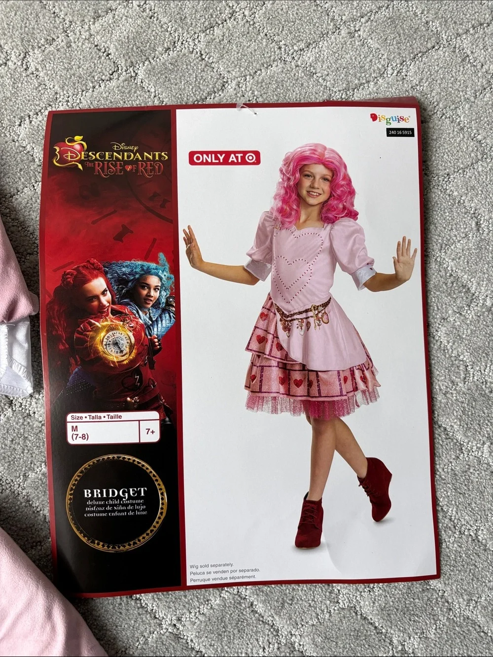 Bridget descendants Costume little girls 7-8